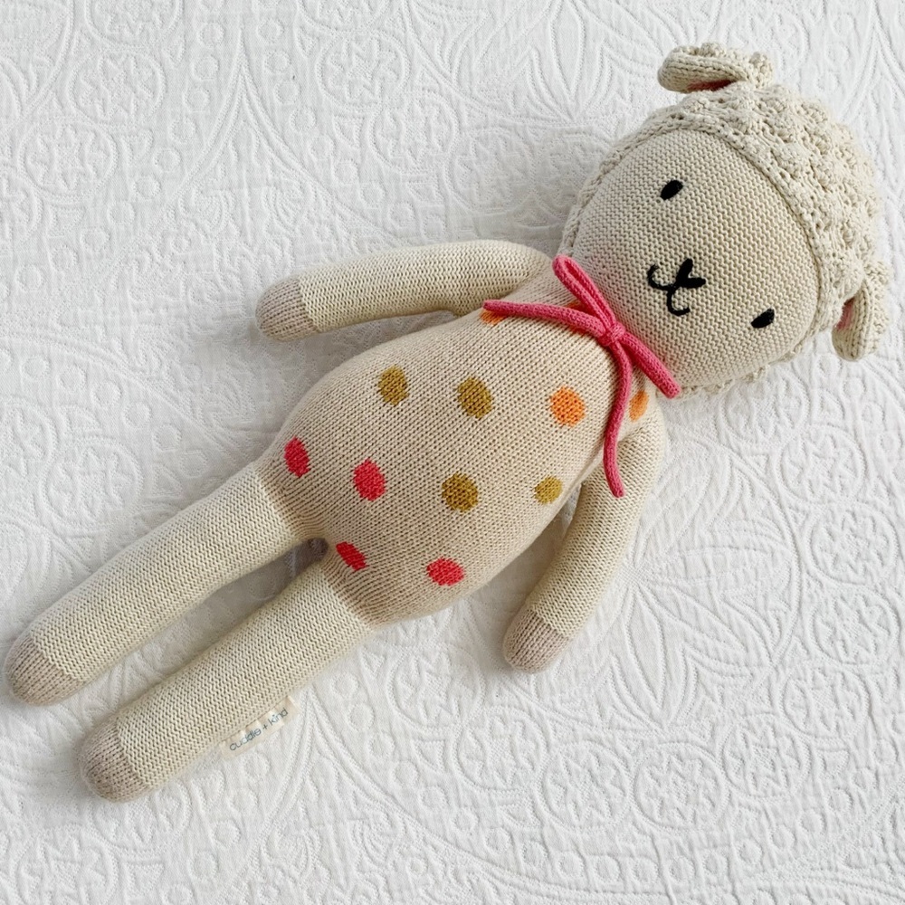 Cuddle+Kind Lucy the‎ Lamb Knit Stuffy (20")